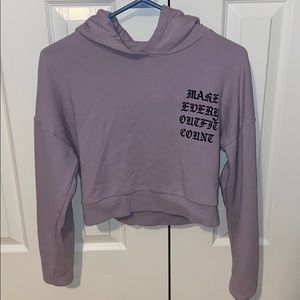 Forever 21 Tops - Forever 21 hooded crop top Forever 21 Tops - Forever 21 hooded crop top